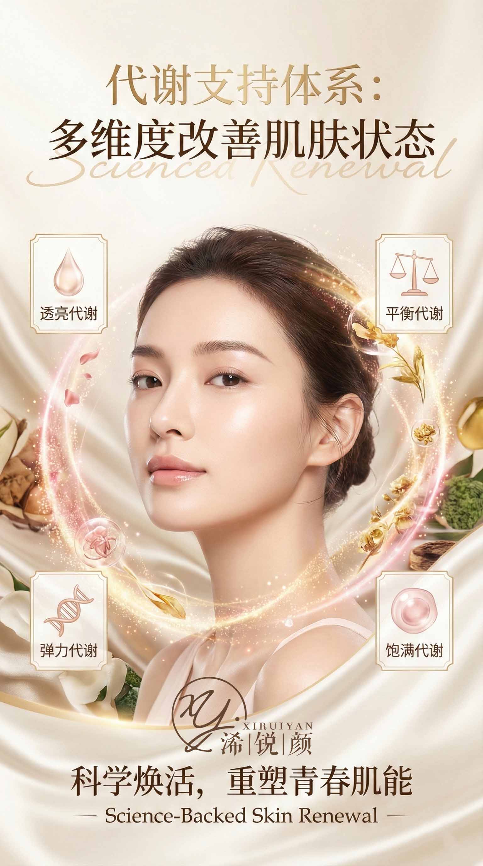 代谢支持体系：多维度改善肌肤状态